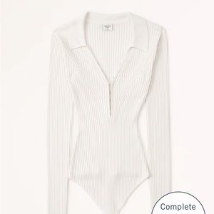 A&F Hook-and-Eye Sweater Bodysuit